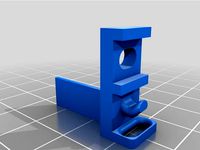 Delta 3KU: Optical endstops with stretch Bowden by Fastereus