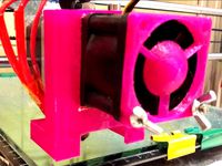 Simple MK8 extruder fan duct by maikll