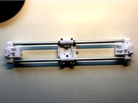 X Carriage Mod for 3/8" Rod and Bearing for HyperCube 3D Printer by CJ01