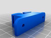 Belt Clamp for Aluminum bed upgrade Prusa i3 by mwinzer
