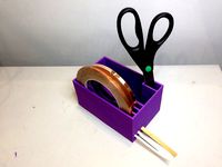 Stained Glass Copper Tape Holder by nafis