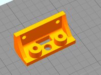 Prusa i3 Pro B Version 2 3D Touch mount with hole for cabels  by OfficialMiWo