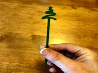 HOLIDAY PARTY PICKS AND SWIZZLE STICKS by barb_3dprintny