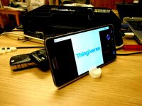 Uppi - mobile stand in keychain by msc82