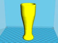Weißbierglas, Bavarian Weizen Glass by counterschmid