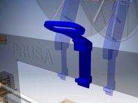 Prusa i3 MK2/S/3 Filament Guide ClipOn by Area51