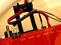 Heated Bed Cabling Strain Relief by stevenquinn