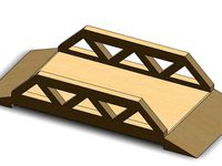 Simple Truss Bridge by EmilyJohnson