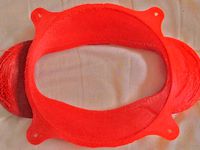 XYZ Da Vinci Part - Single 120mm external exhaust fan (replaces handle cover) by cakes