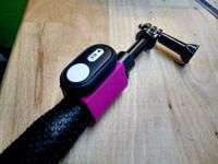 Xiaomi YI Action Cam Remote Holder for selfie stick by SpyDrCZ