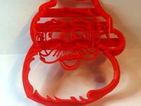 Christmas Santa Cookie Cutter by DOCTORK8400