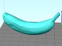 Banana 3D scan by scobo