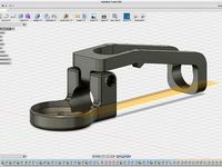One screw motor mount with foldable landing gear by stefanino