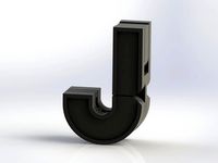 Alphabet Robot - J by azraelho