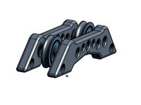 BigFoot Filament Spool Roller / Base / Holder by mb0