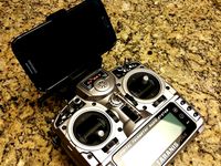 Adjustable Smartphone Holder for FrSky Taranis X9D by jellofrog