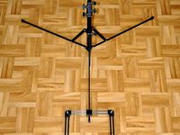 Fishing Rod Holder with Tripod (Manfrotto 5001b) by Deejey