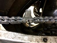 Motorcycle chain tool for 520 links by 3E8