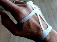 Palm Harness for Knick's Prosthetic Finger by swoozle