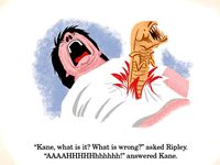 Aliens pops out from chest by thinkpool