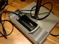 IKEA Fuga standing lamp - fixing brightness control into place for convenient one handed operation ML by swisswuff