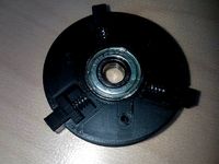 Filament spool clamp / holder for 52mm spools on M8 rods by Jaschkopf