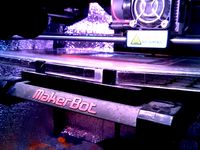 Fixing makerbot replicator 2 build plate by BuckRogers1965