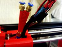 Dual Extrusion Y Splitter by AxMod3DPrint