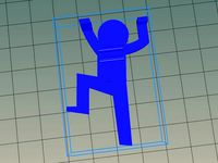 climbing man with clips by Kaatz