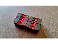 2-Color (Dual Extrusion) Kobayashi Fidget Cube by markinthebox