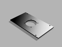 Ramps Case Lid 40mm Fan - Arduino Mega R3 and Ramps 1.4 by avaproductions