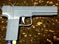 Nerf foam dart gun v1 by Backmann