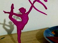 rhythmic gymnastics silhouette by cyrus