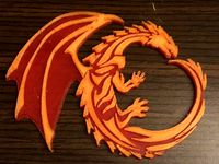 black-white dragon dual extruder version by tuxcat