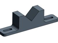 Diagonal Support Block with Tabs by mstewmakes