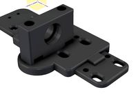 Wanhao prusa i3 e3dv6 mount by wilsonwa