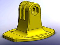 GoPro Flat Mount by schumixmd