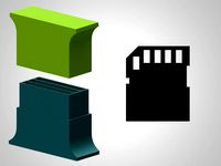 Portable Ninjaflex SD Card Protector by timelapse21