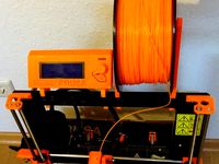 Top display holder brackets for original Prusa i3 MK2  by maxstrauch