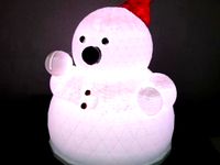 SnowMan rechargable table light by chpola33