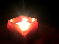 christmas candle holder by Kubed3d