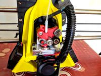 LulzBot Taz extruder mount for Diabase Flexion by ITWorks