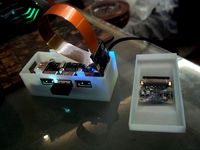 Pi Zero + Zero4U CCTV case by Xylitol