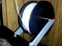 Spool holder for 6mm (1/4") thick frames. by Dcdesigns