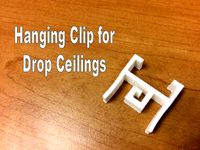 Hanging Clip for Drop Ceilings by scampbell