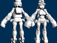 Action Figure 1/10 Mogura by born2b