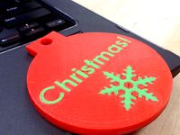 Christmas Ornament/Keychain by NerdKing