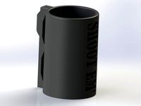 Shot Gun Barrel Shot Glass by cyamate