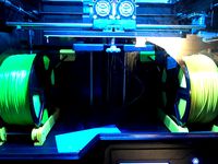 Inside filament holder for Flashforge Creator pro 2016 by Connelly46