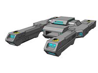 Wing Commader - Durango-Class Destroyer/Carrier "Intrepid" by Astrofossil